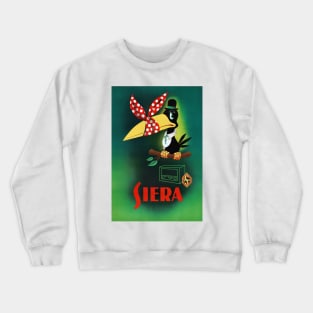 Vintage Travel Poster The Netherlands Siera Crewneck Sweatshirt